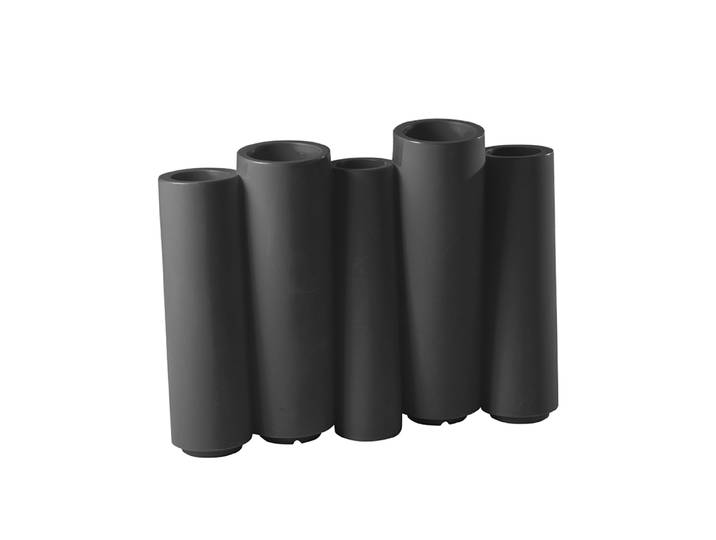 SLIDE vase BAMBOO (Noir - Polyéthylène)