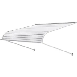 VEVOR Fenstermarkise 121,9x106,6x51cm, Türvordach, leichte & stabile Aluminium-Außenmarkisen, Überdachung, Schutz vor Regen, Schnee & Sonnenlicht für Tür, Eingang, Fenster, Terrasse, Veranda