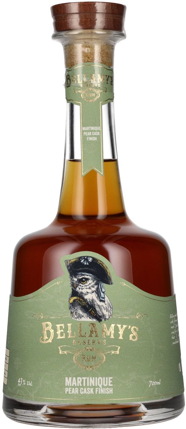 Bellamy’s Reserve Rum Bellamy's Reserve Rum MARTINIQUE PEAR CASK FINISH 43% Vol. 0,7l