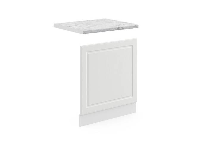 Vicco Frontblende R-Line Weiß Landhaus 60 cm, AP Marmor, Weiß, Weiß, Holzwerkstoff, Rechteckig, 60x57.2x60 cm, Küchen, Küchenmöbel, Küchenschränke, Küchenunterschrank