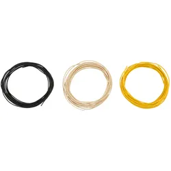 Fender 22 Gauge Cloth Wire Black/White/Yellow 15 FT - PU-Elektronik