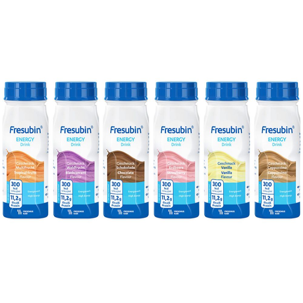 Fresubin Energy Drink Mischkarton Trinkflasche 6x4x200 ml Lösung