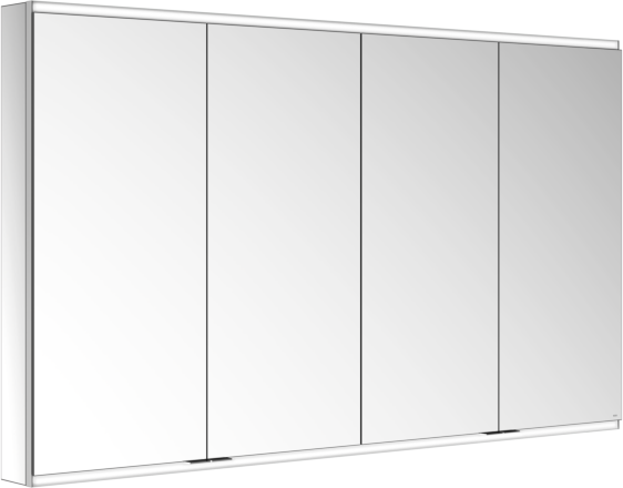 Keuco Royal Modular 2.0 Spiegelschrank 800411161000500 1600 x 900 x 120 mm, 2 Steckdosen, 2 Doppel-USB-Ladestellen, Wandvorbau, 4-türig