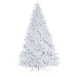 CREATIV green künstliche Pflanze Tannenbaum 1261 Tips, 180 cm, PE, weiß