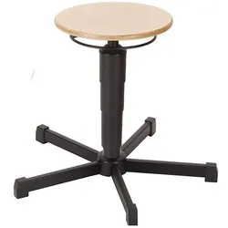 Meychair, Bürostuhl, Arbeitsdrehhocker, Gasfeder-Höhenverstellung (35 - 48 cm)