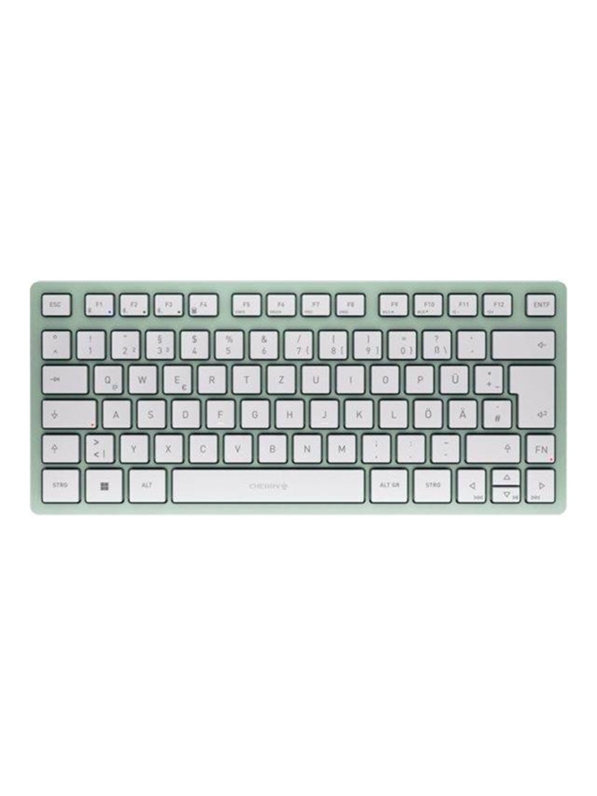 Cherry KW 7100 MINI BT - Tastatur - Deutsch - Grün
