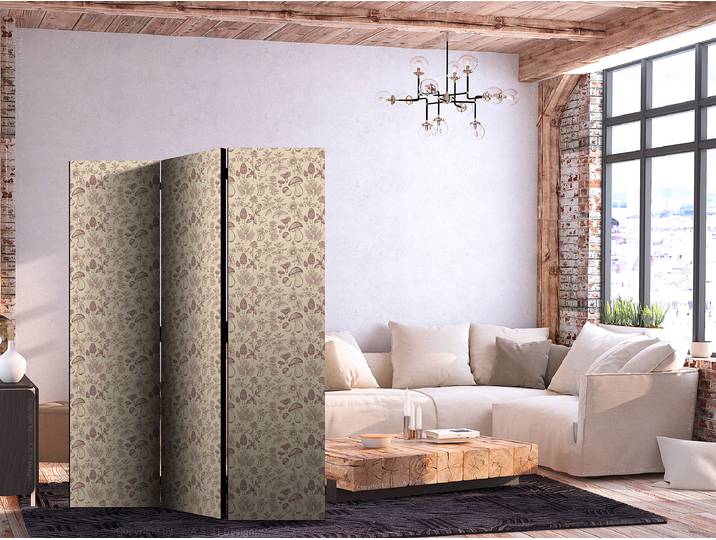 Akustik-Paravent Nature of Forest Andere Beige 135 x 172cm