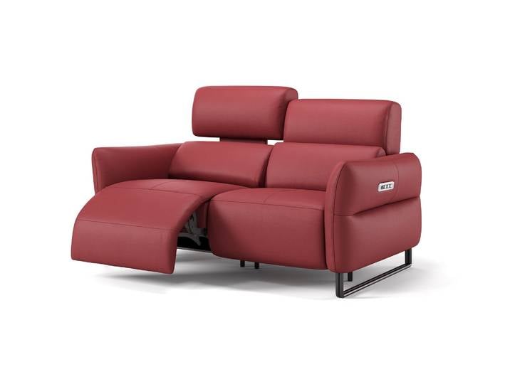 Leder Relaxsofa LUNA 2-Sitzer Designsofa Couchgarnitur