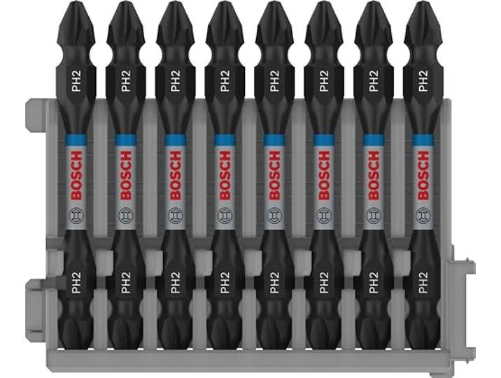 Bosch 8x PRO Tweezijdige Impact-bit met Pick and Click-index