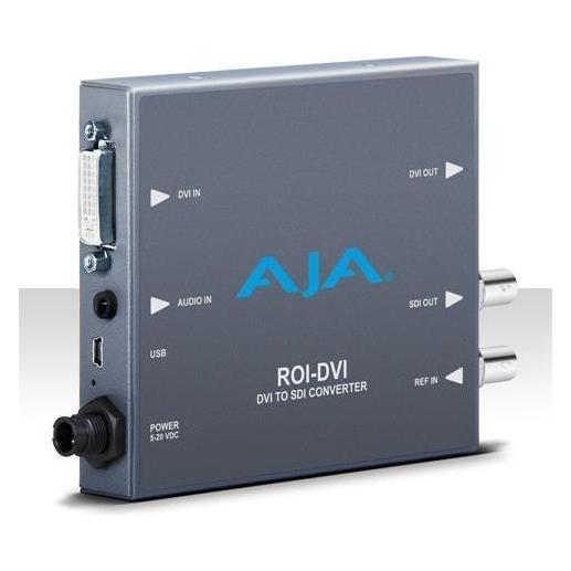 AJA ROI-DVI DVI to 3G-SDI/HD-SDI/SDI video and audio converter / scaler (ROI-DVI)