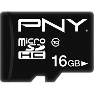 PNY Micro-SD-Karte Performance Plus, 16GB, bis 10 MB/s, UHS-I U1, SDHC