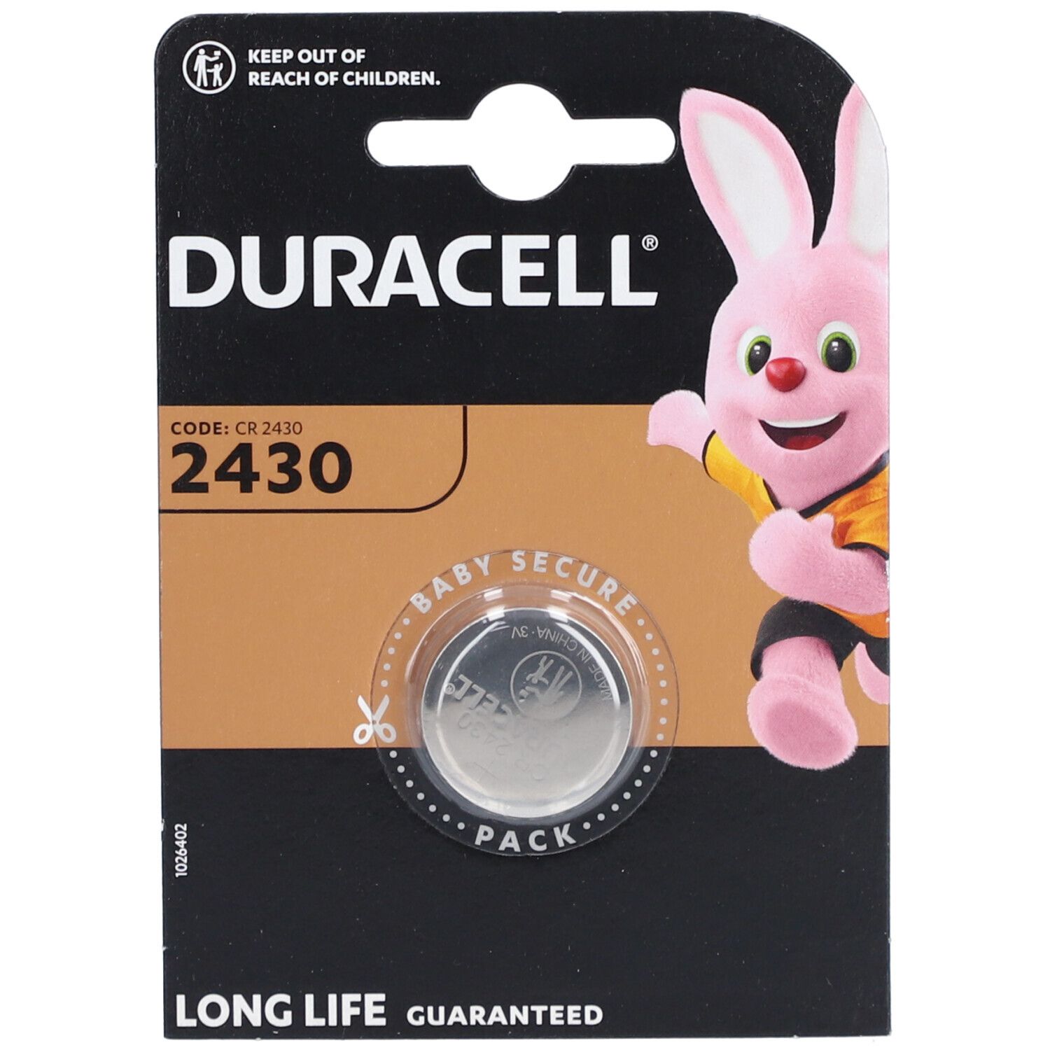 Batterien Lithium CR Dl2430 Duracell 1 St