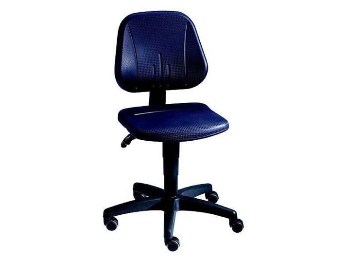 bimos Siège d'atelier universel - avec roulettes habillage de l'assise en mousse PU - Assis-debout de laboratoire Chaise d'atelier