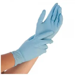 FRANZ MENSCH Nitrilhandschuhe Safe Premium puderfrei blau 10/XL  24cm