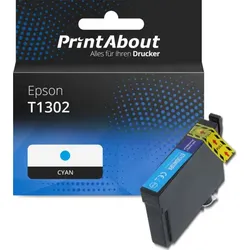 Druckerpatrone kompatibel mit Epson T1302 - Cyan - Hohe Kapazität