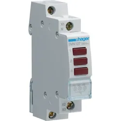 Hager LED-Leuchtmelder 3fach rot,230VAC SVN127