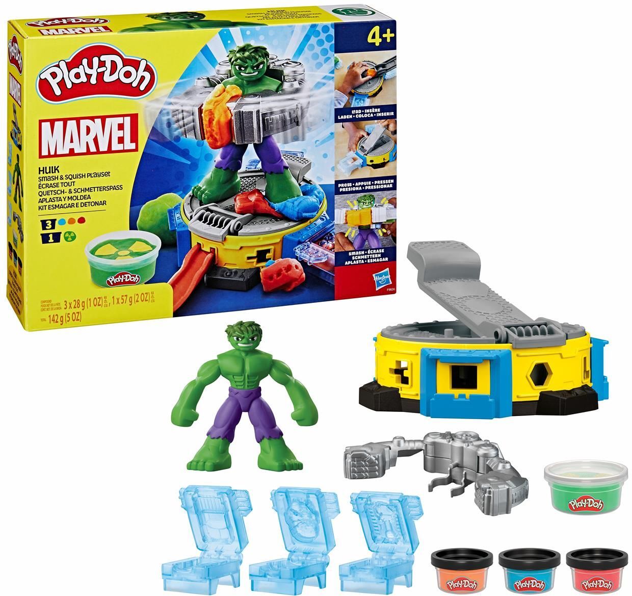 Hasbro Play-Doh Marvel: Hulk - Smash And Squish (F9826)