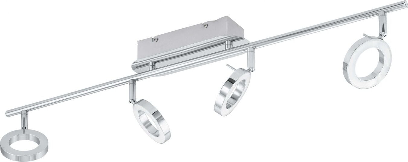 Eglo Naudella Plafondlamp Chroom met LED en Glas