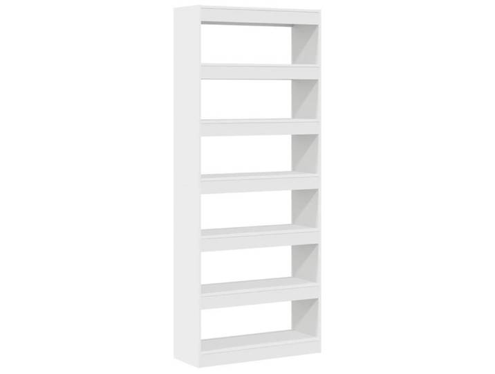 PROMOTION Bibliothèque blanche - Bois mDF 80 x 30 x 198 cm Rangement 12874 - BestMeuble
