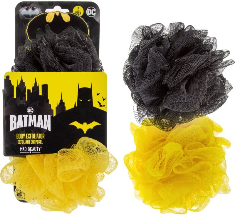 Mad Beauty Batman éponge massage et bain duo