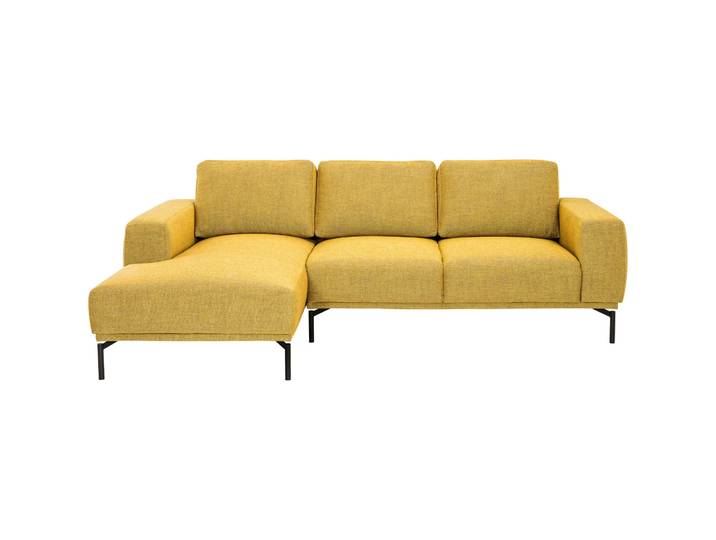 MyDeal Ecksofa Maja Stoff senf B 243 T 162 cm - Möbel Konfigurator: Traummöbel individuell zusammenstellen