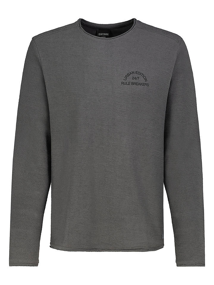 Eight2Nine Longsleeve in Anthrazit - XXL