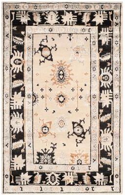 SAFAVIEH Hand-knotted Maharaja Baudilia Traditional Oriental Viscose Rug