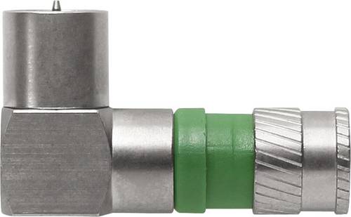 Axing CFS 100-48 F-Winkelstecker Kompression Anschlüsse: F-Stecker Kabel-Durchmesser: 4.9mm 1St.