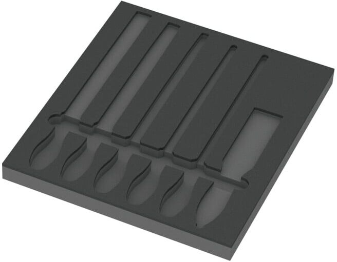 Wera 9883 Garniture en mousse PFERD Jeu de limes 1, sans outil, 344 x 30 x 392 mm (05137383001)