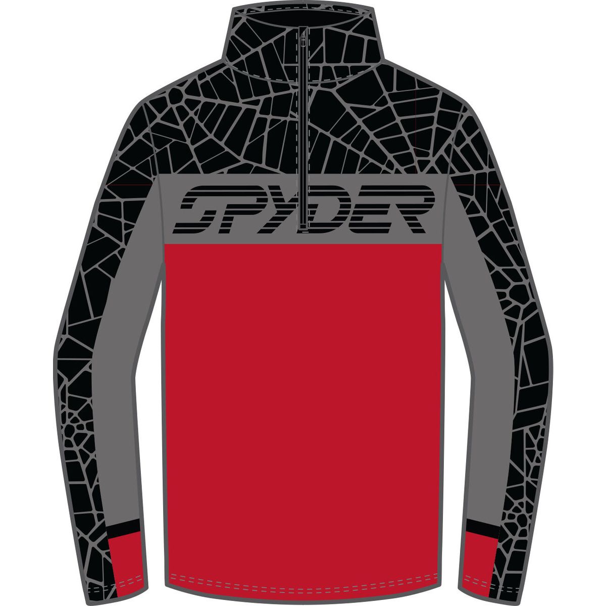 Spyder Legacy 1/2 Zip spyder red (SPR2) L 38A013602-SPR2-L