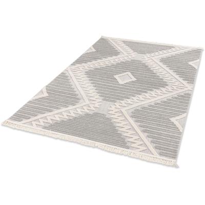 SCHÖNER WOHNEN-Kollektion "Summer 6352" rechteckig 6 mm Höhe In- und Outdoor geeignet, Hoch Tief Struktur, Robuster Teppich