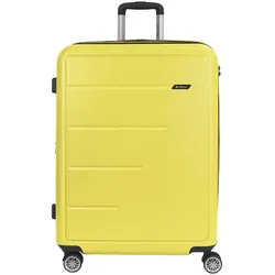 Gabol Future Plus 4 Rollen Trolley 74 cm mit Dehnfalte, Koffer, Gelb