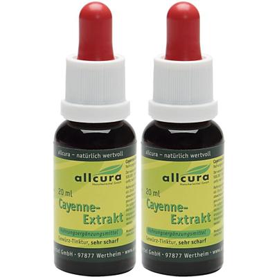 Cayenne Extrakt sehr scharf 2x 2x20 ml Flüssigkeit