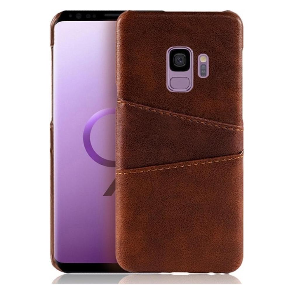 Screenguard Samsung Galaxy S9 CardCaddy Leder Backcase mit Kartenfächern (Samsung Galaxy S9) (00024853)