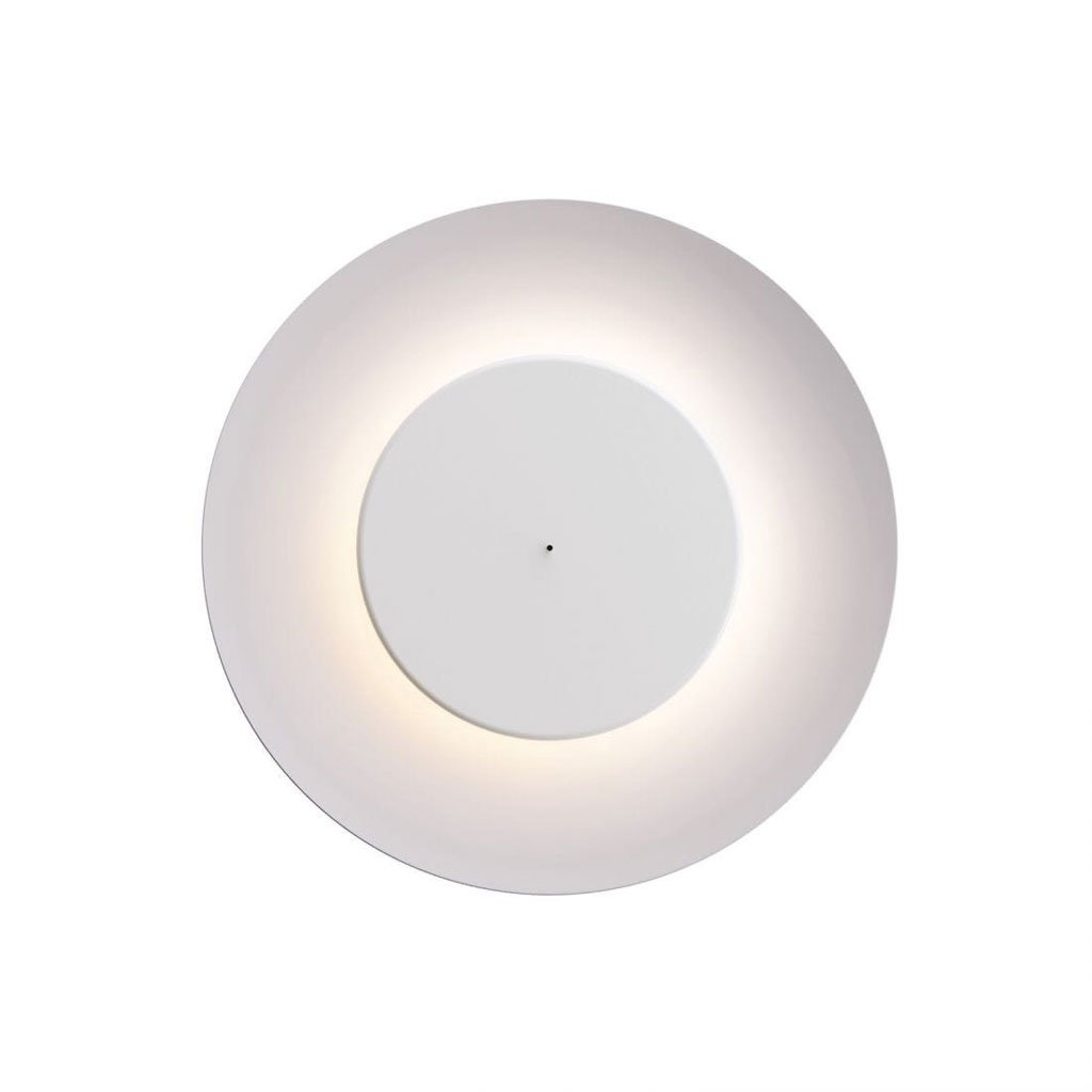 Fontana Arte Lunaire Wandleuchte / Deckenleuchte (Reflektor Signalweiß, Frontsch... Reflektor Signalweiß | Frontscheibe Signalweiß F424665350BILE
