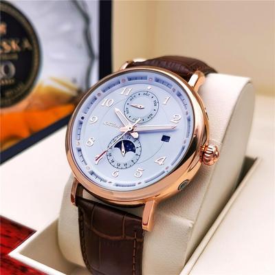 Fashion Sheath Luxury Automatic Skeleton Watch For Men white
