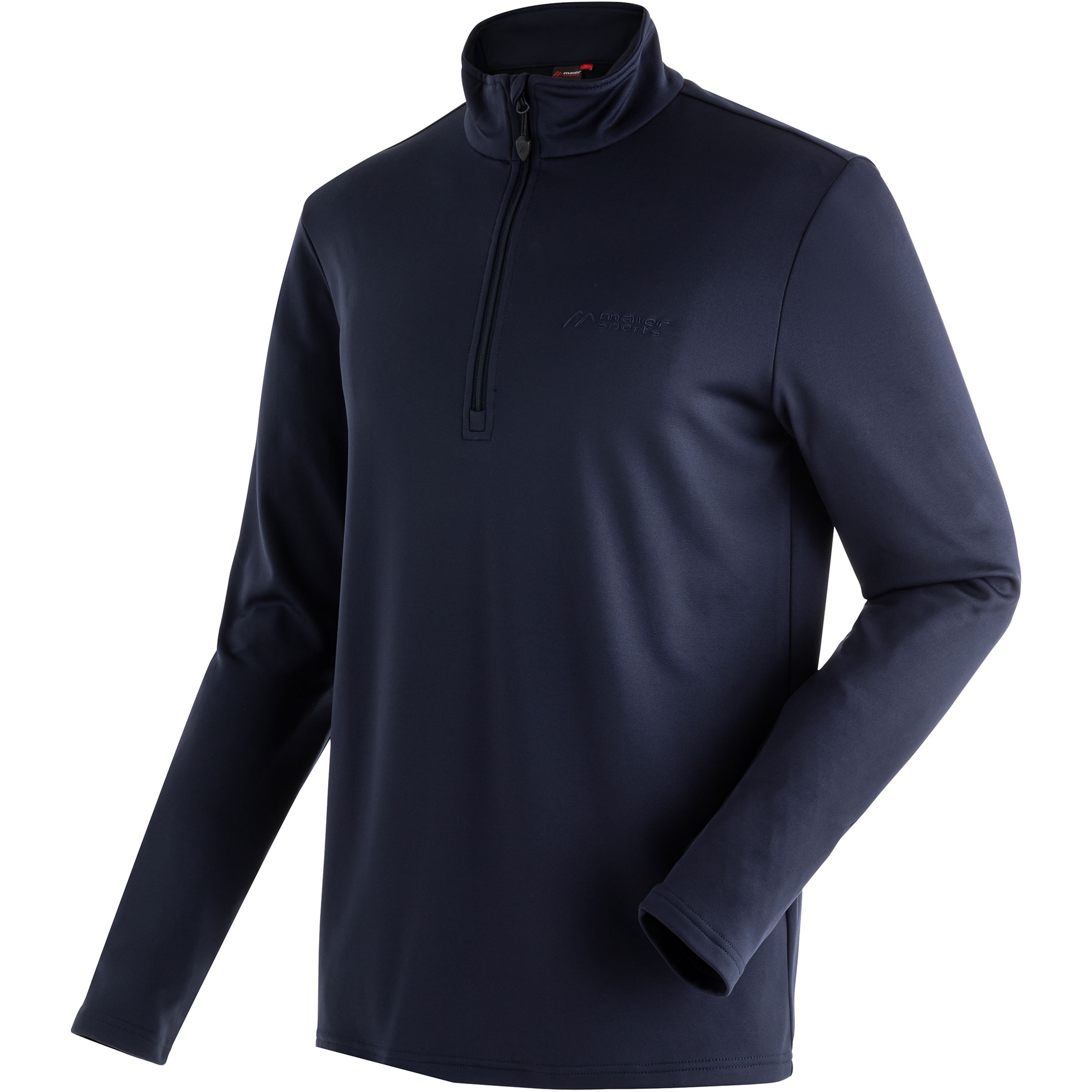 Maier Sports Felix Herren Longsleeves blau Größe XXL Skifahren Atmungsaktiv