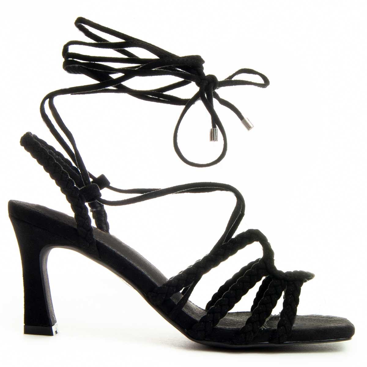 MonteVita Heel Sandalen 8 In Zwart