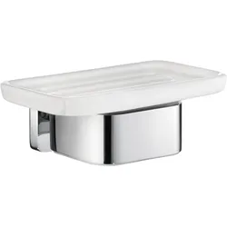 Smedbo ICE - Seifenschalenhalter, Verchromt/Porzellan OK442P