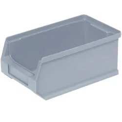 BRB Profi Sichtboxen LB5 100 x 75 x 175 mm, grau - 40 Stück