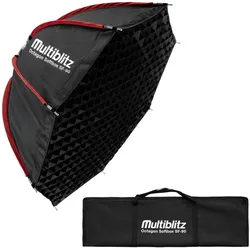 Multiblitz Octagon Softbox SF-90 Bowens Diffusor Grid Foto Soft Box Studiolicht (Softbox), Softbox + Reflektor