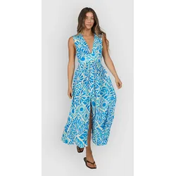 Salty Crew Windward Maxi Kleid bold blue Gr. XS