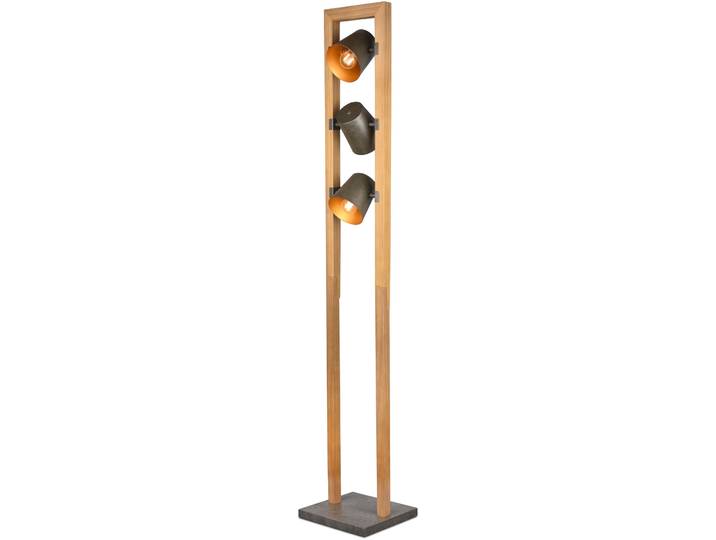Stehlampe Bree Nickel antik Metall H 150 cm - Stehlampe