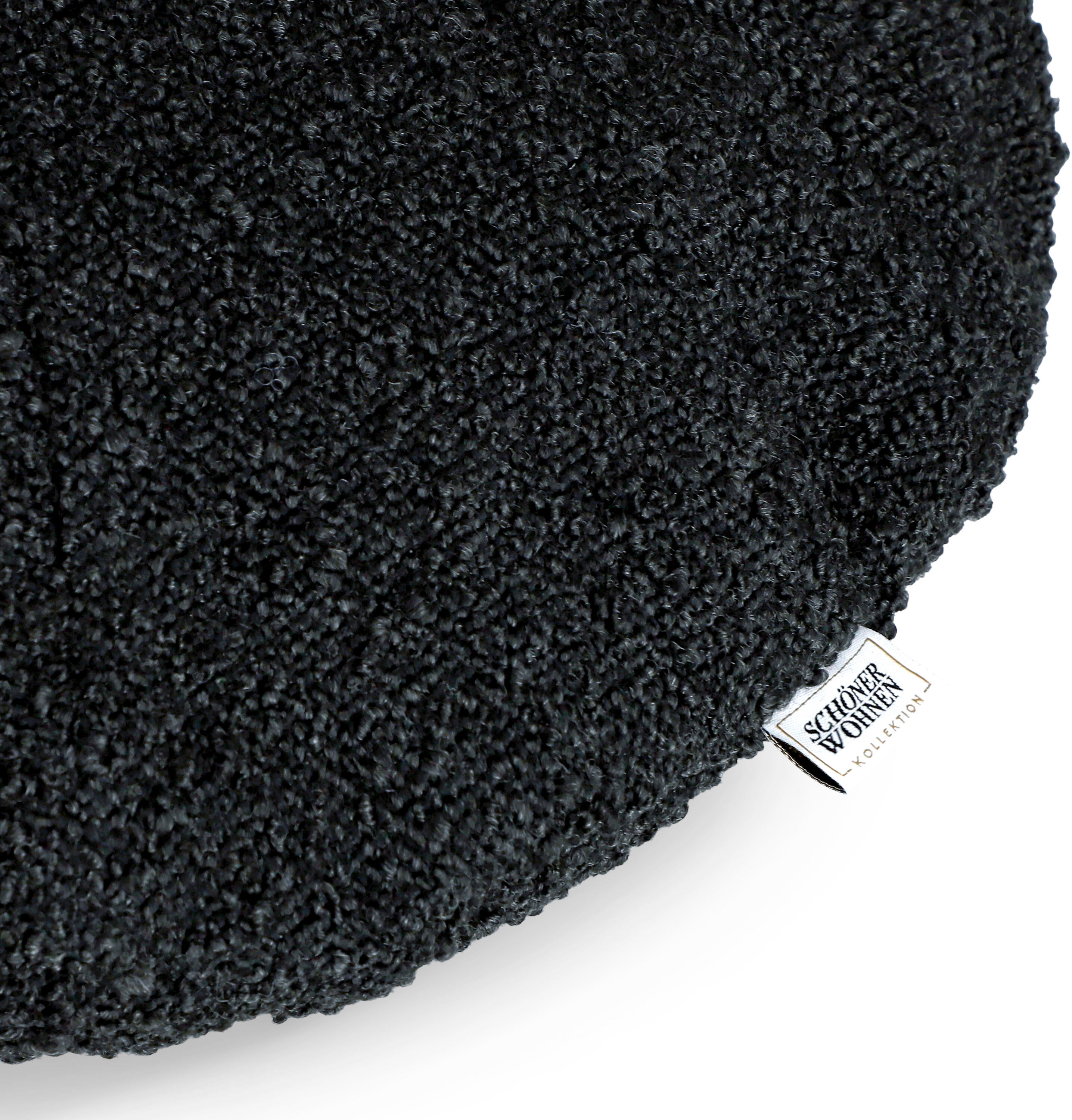 Dekokissen "Bay" Gr. 1, grau (anthrazit, dunkelgrau, stahlgrau, unifarben), B:45cm H:0,5cm L:45cm, Polyester, SCHÖNER WOHNEN-KOLLEKTION, Dekokissen_Sitzkissen_Kissenhüllen, Dekokissen anthrazit, dunkelgrau, stahlgrau, unifarben B/L: 45cm x 45cm, 1 Stk.