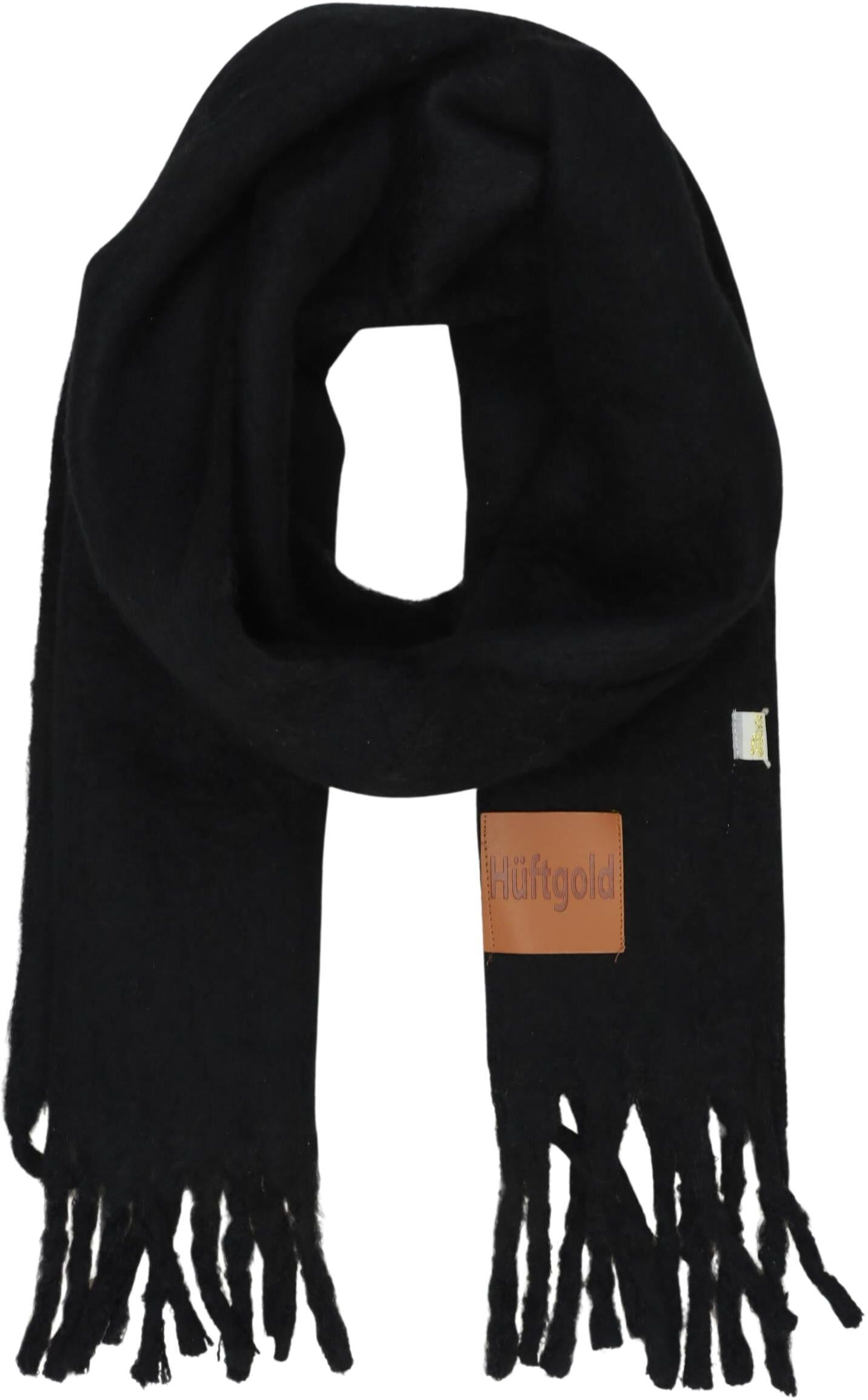 hüftgold berlin Damen Schal oder Tuch, Schwarz, Synthetik - Second Hand