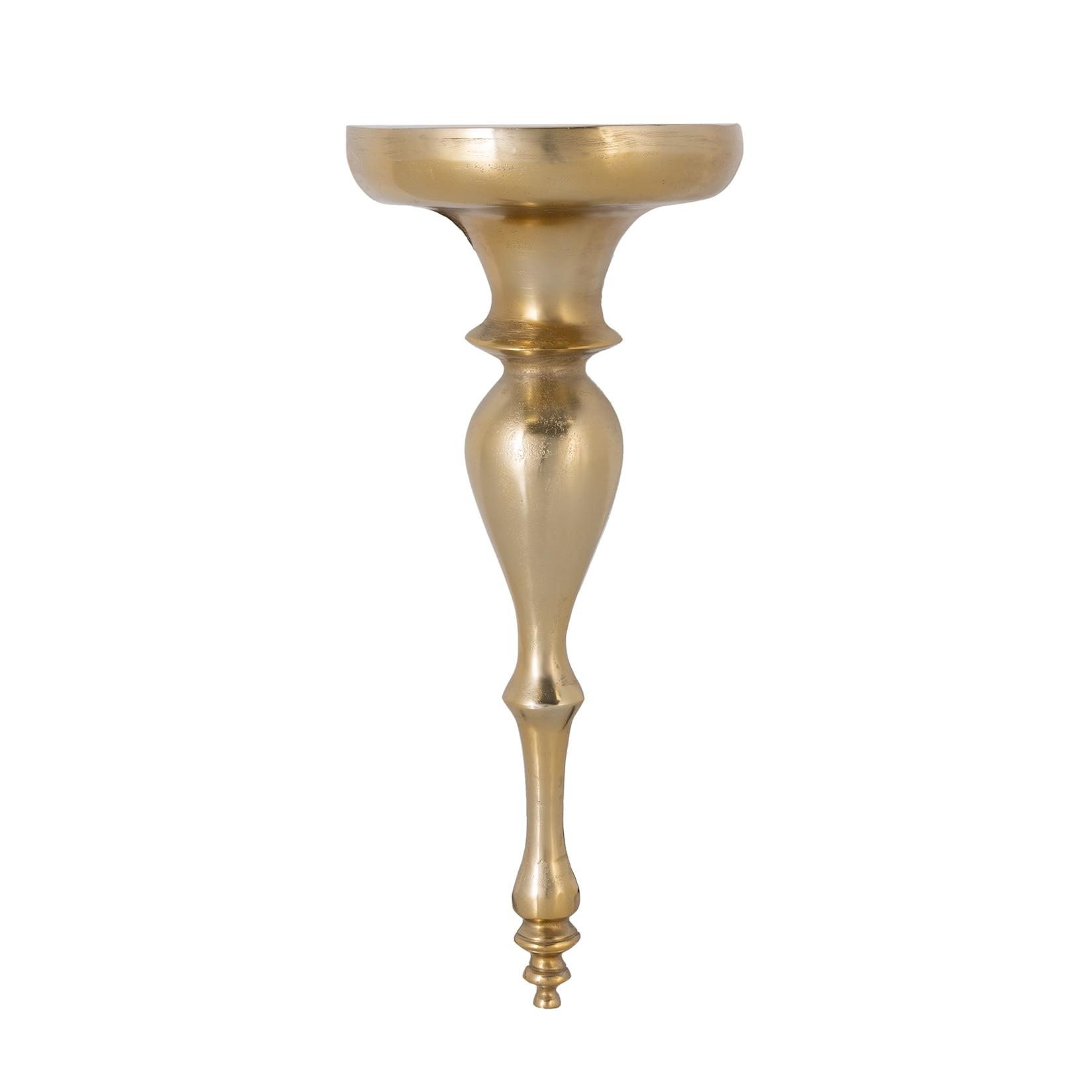 riess-ambiente Wandkonsole SCALA - 60cm gold Metall Wandregal handmade Wanddekoration Barock