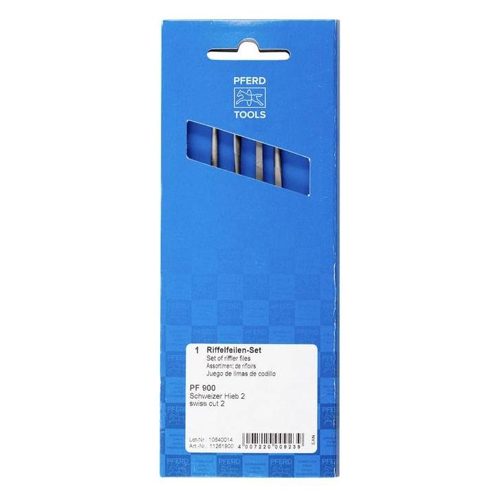 Pferd TOOLS 11261900 TOOLS Präzisions-Riffelfeilen-Set Typ SB900 150mm Sch (150 mm) (11261900)