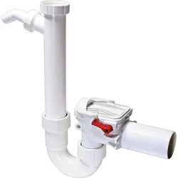 Kessel-Rückstauverschluss Staufix 73052 Siphon DN50 Kunststoff