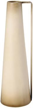 Atlas Lighting and Home Atlas Delia Burnt Ivory Metal Amphora Vase