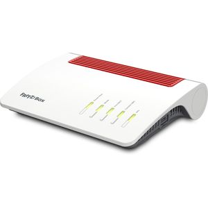 AVM WLAN-Router FRITZ!Box 5590 Fiber, Glasfaser, bis 3600 Mbit/s, Wi-Fi 6 Dualband, Mesh, DECT, MU-MIMO